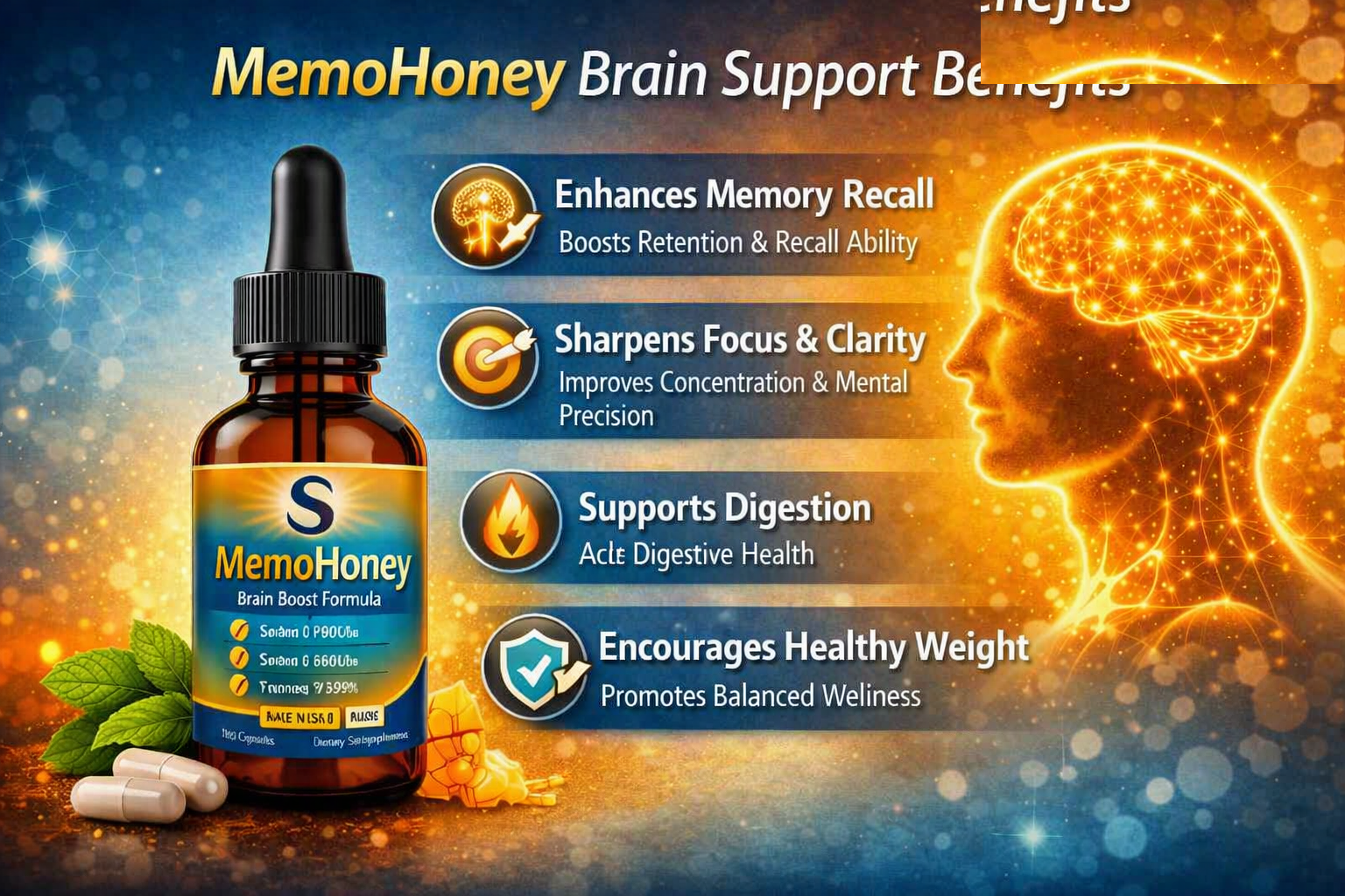 MemoHoney brain-support benefits overview